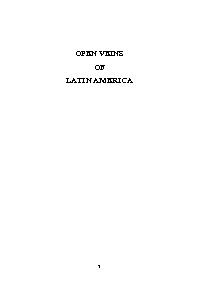 Open Veins In Latin America 116
