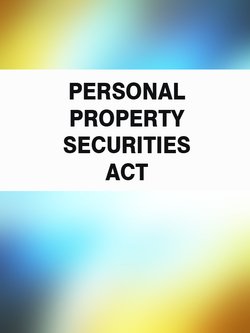 Personal Property Securities Act