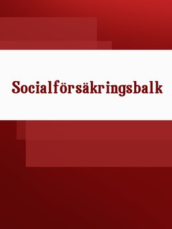 Socialförsäkringsbalk