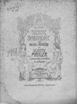 Sechste symphonie fur grosses orchester