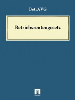 Betriebsrentengesetz – BetrAVG