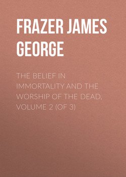 The Belief in Immortality and the Worship of the Dead, Volume 2