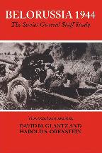 Belorussia 1944. The Soviet general staff study