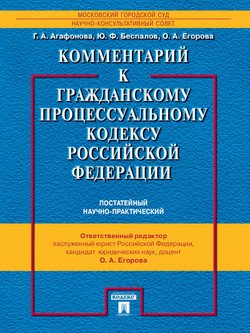 Комментарий к Гражданскому процессуальному кодексу РФ