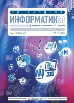 Прикладная информатика №4 2018
