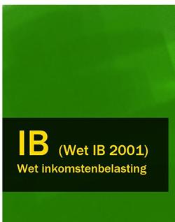 Wet inkomstenbelasting – IB