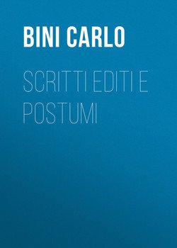 Scritti editi e postumi