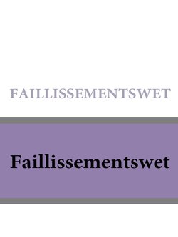 Faillissementswet