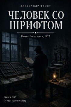 Человек со шрифтом