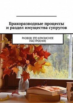 Бракоразводные процессы и раздел имущества супругов. Развод это кризисное настроение