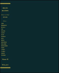 Organic Reactions, Volume 92