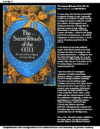 The Secret Rituals of the O.T.O.
