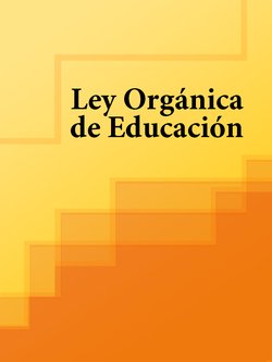 Ley Organica de Educacion