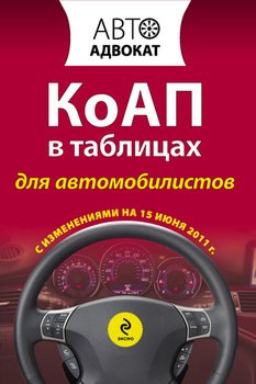 КоАП в таблицах для автомобилистов