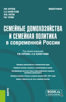 Семейные домохозяйства и семейная политика в современной России. . Монография.