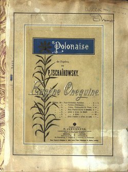 Polonaise de l'opera Eugene Oneguine de P. Tschaikowsky