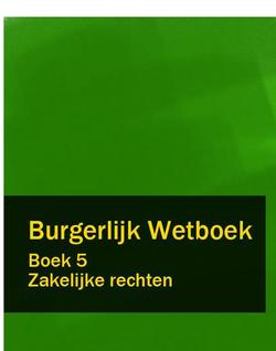 Burgerlijk Wetboek boek 5