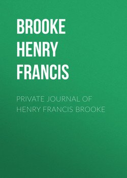 Private Journal of Henry Francis Brooke