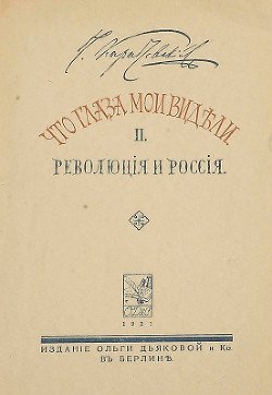 Что глаза мои видели. Том 2. Революция и Россия