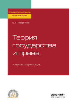 Теория государства и права. Учебник и практикум для СПО