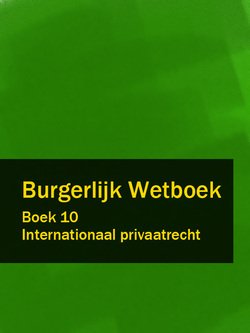 Burgerlijk Wetboek boek 10