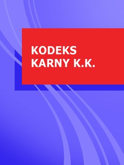 Kodeks karny k.k.