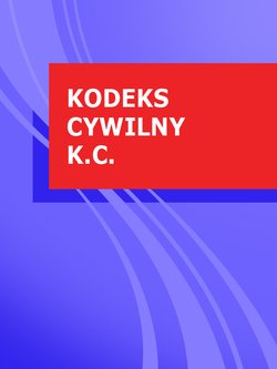 Kodeks cywilny k.c.