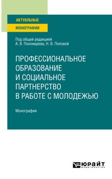 Профессиональное образование и социальное партнерство в работе с молодежью. Монография