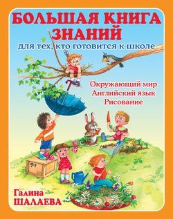 Большая книга знаний для тех, кто готовится к школе. Окружающий мир, английский язык, рисование