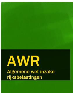 Algemene wet inzake rijksbelastingen – AWR