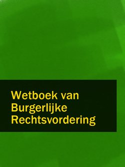 Wetboek van Burgerlijke Rechtsvordering