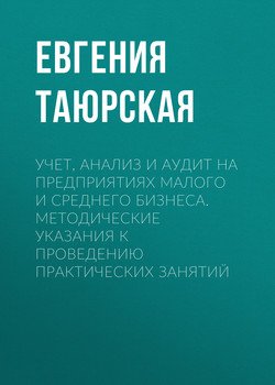 Учет, анализ и аудит на предприятиях малого и среднего бизнеса. Методические указания к проведению практических занятий