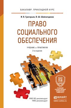 Право социального обеспечения 2-е изд., пер. и доп. Учебник и практикум для прикладного бакалавриата