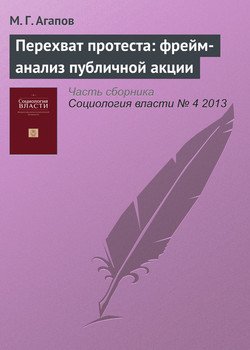 Перехват протеста: фрейм-анализ публичной акции