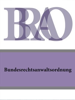 Bundesrechtsanwaltsordnung – BRAO